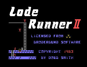 Lode Runner 2 Title Screen